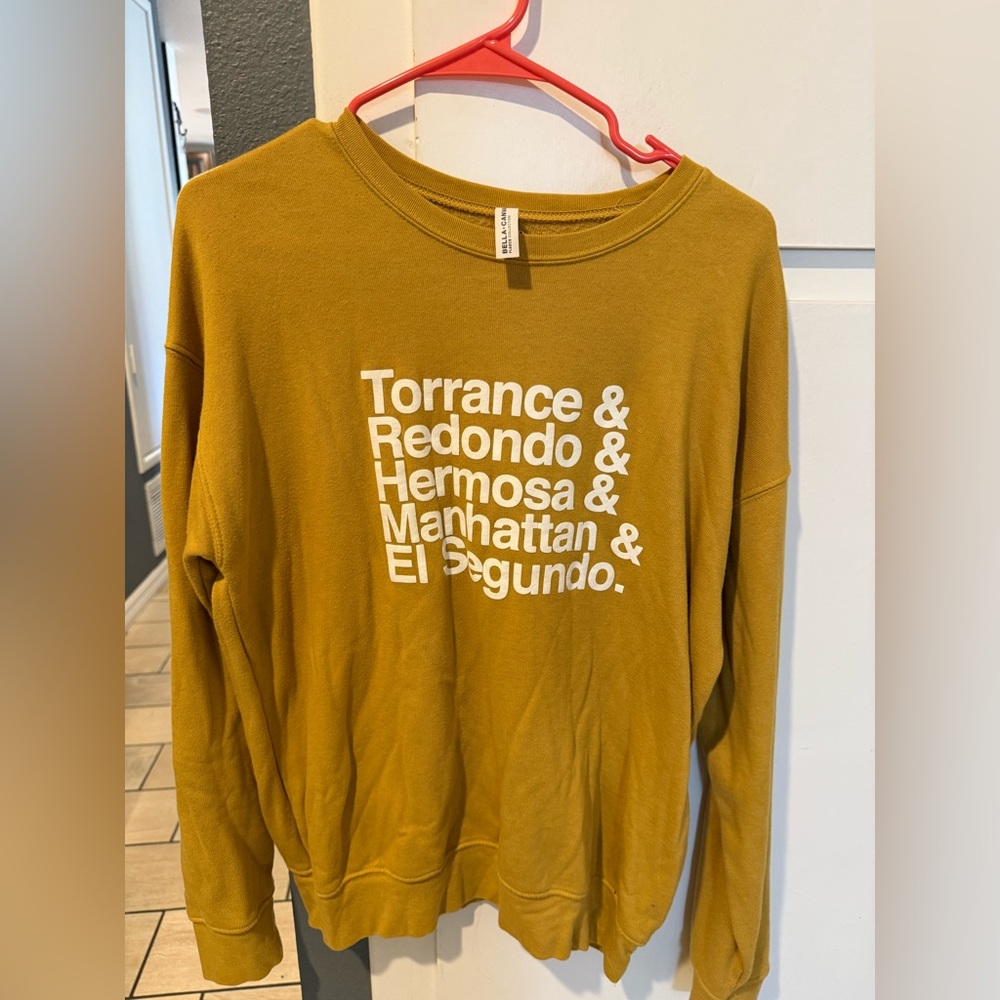 Bella Canvas Golden Yellow Fleece Sweatshirt